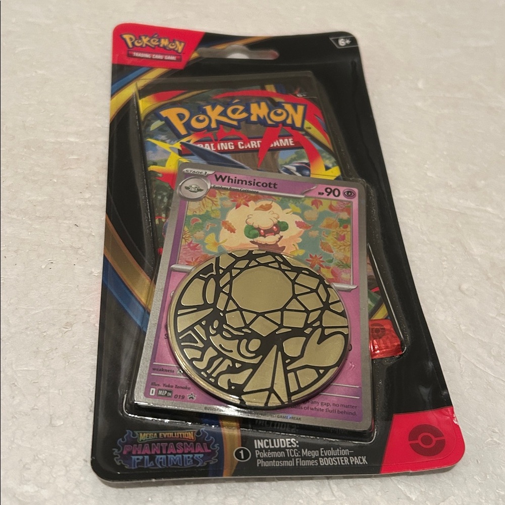 New Pokemon TCC:Mega Evolution Phantasmal Flames single Booster Pack sealed